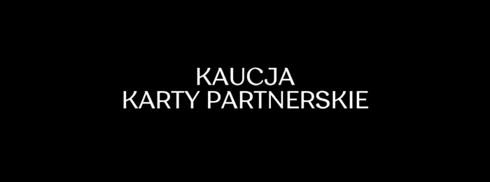 Kaucja / karty partnerskie
