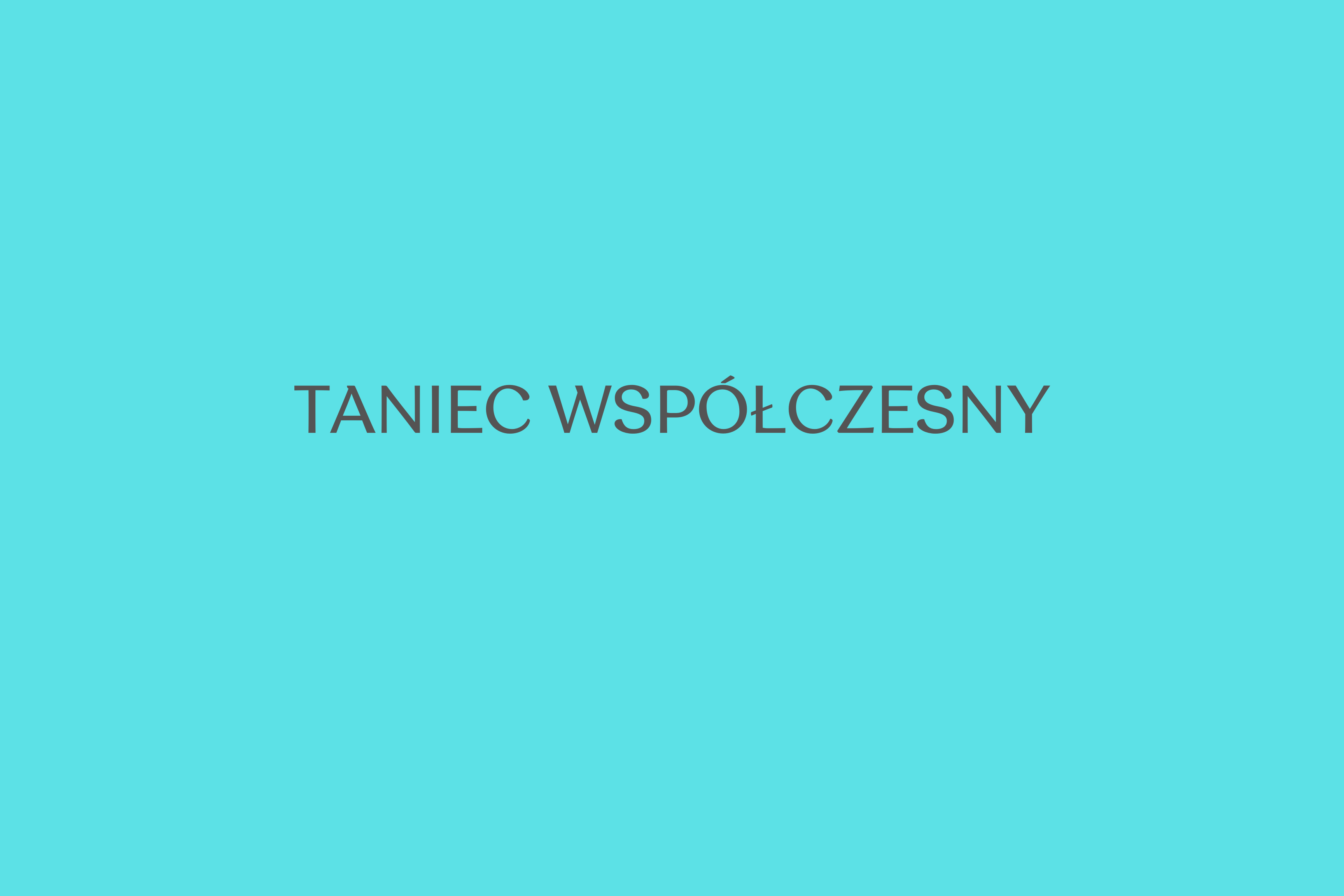 Taniec Współczesny
