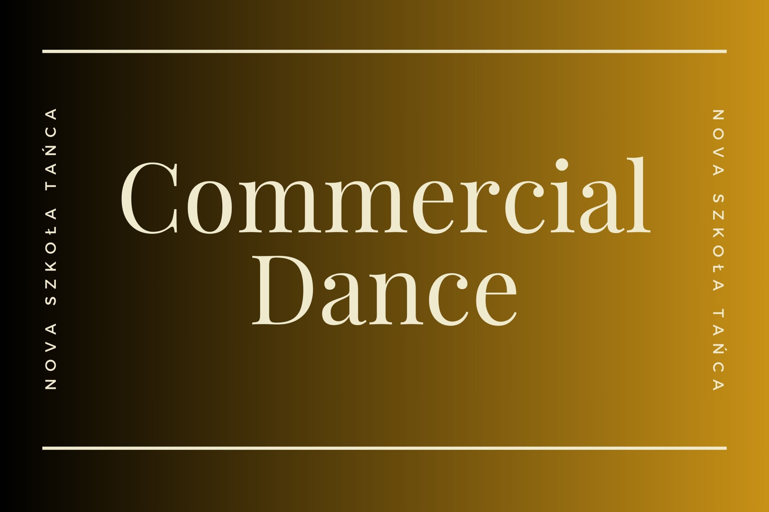 Commercial dance